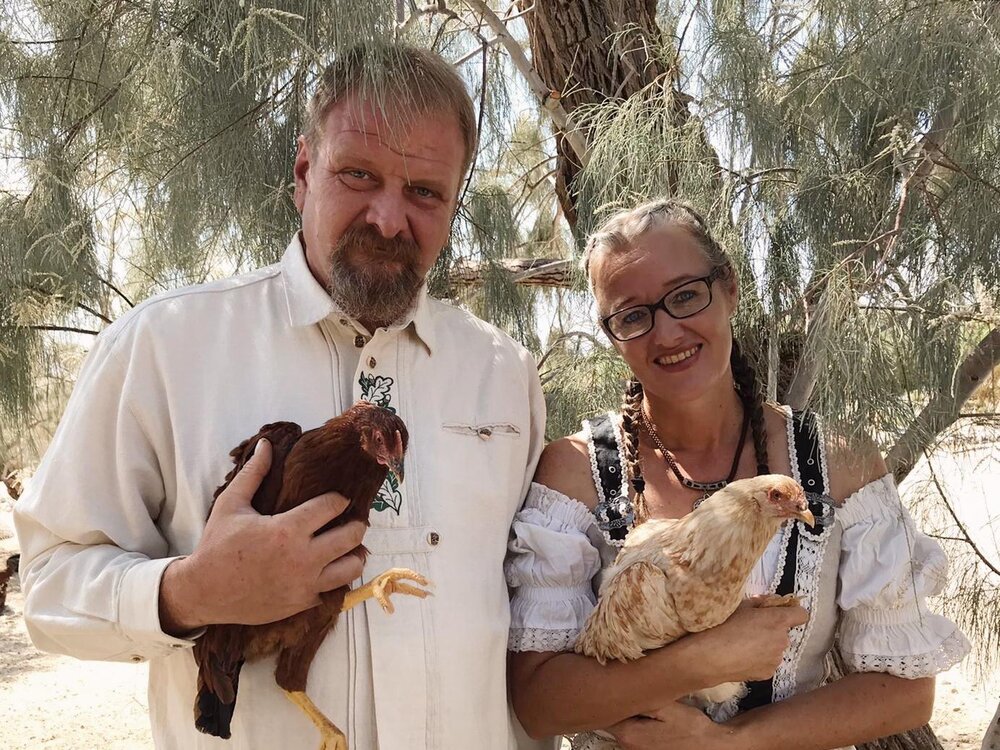 Paul and Elke, owners of Farm Fresh Market by Austrian Homestead